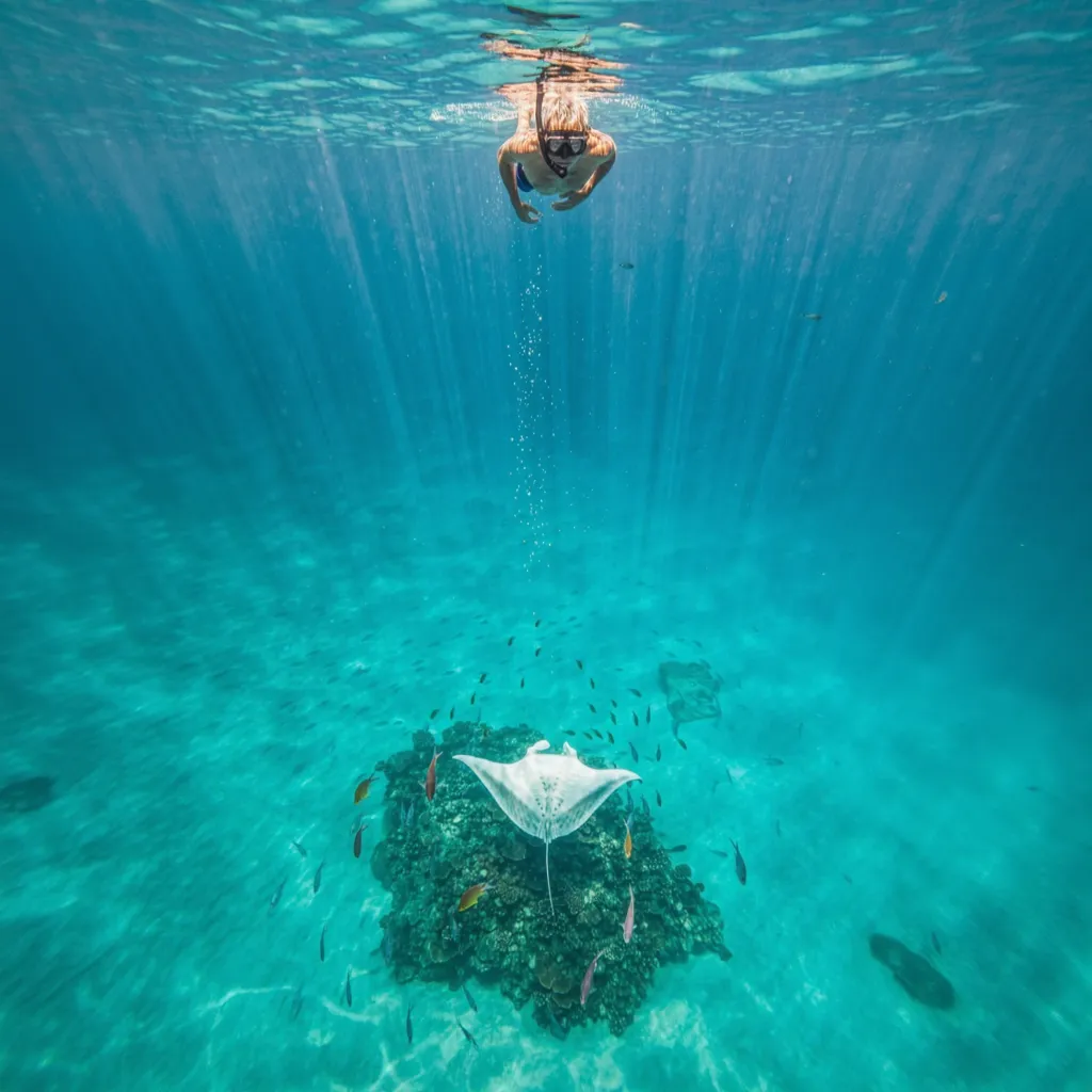 Reef snorkelling in the Highlights section