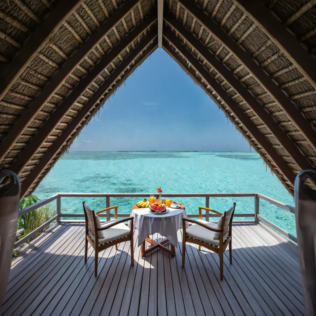 Water villa in the Accommodation section